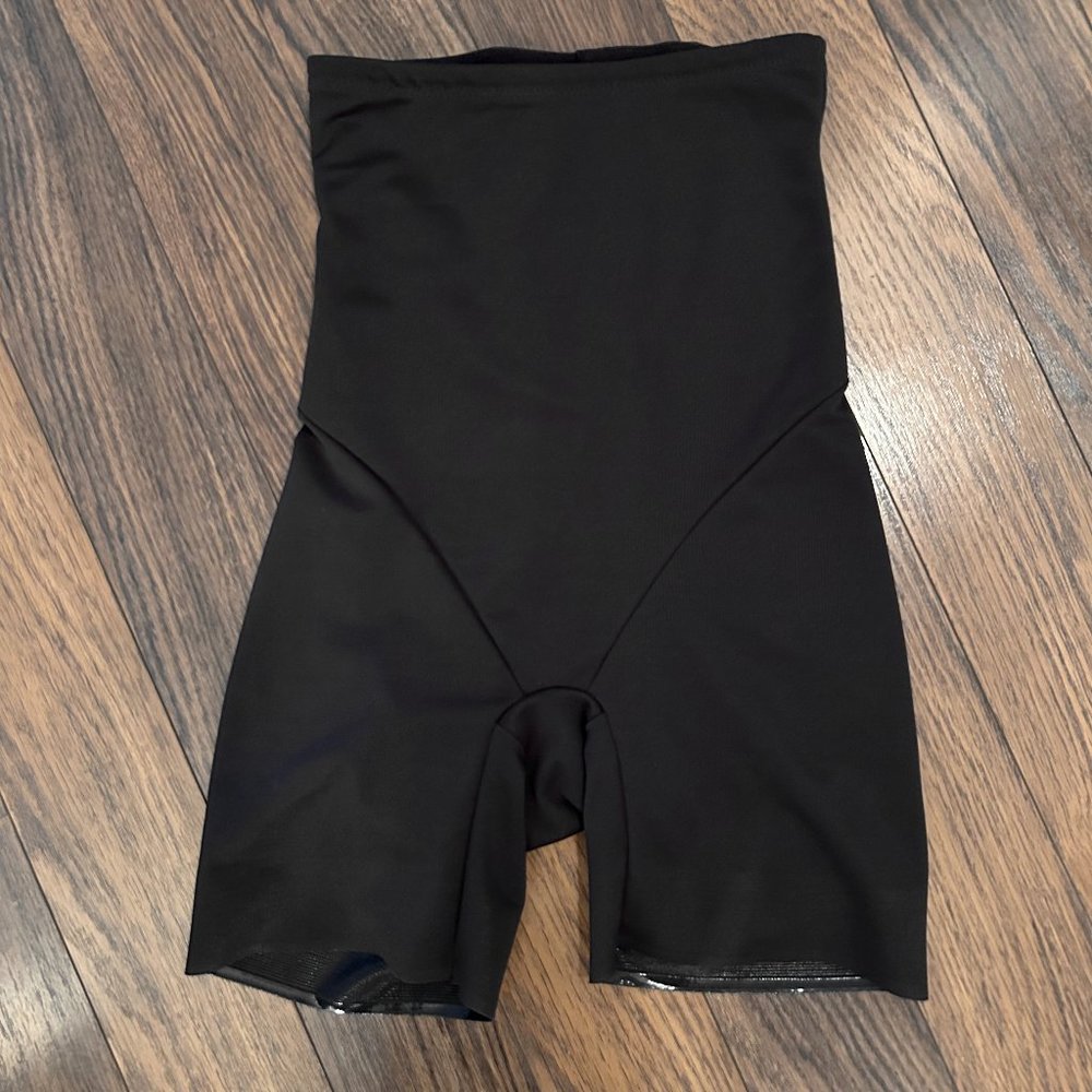Cupid Women's Black High Waisted Shapewear Girdle